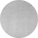 Machine Washable Solid Gray Modern Rug, wshcon2464gry