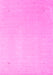 Machine Washable Solid Pink Modern Rug, wshcon2464pnk