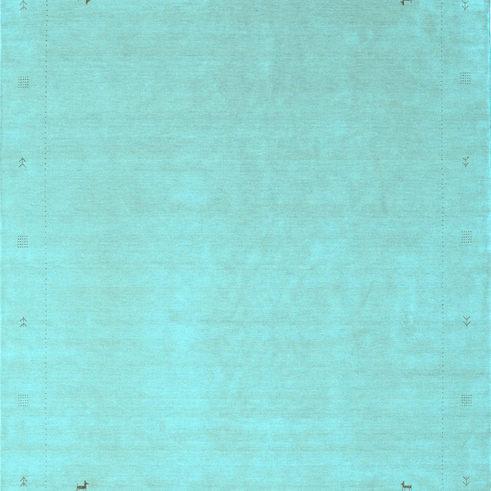 Solid Light Blue Modern Rug, con2464lblu
