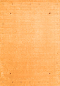 Solid Orange Modern Rug, con2464org