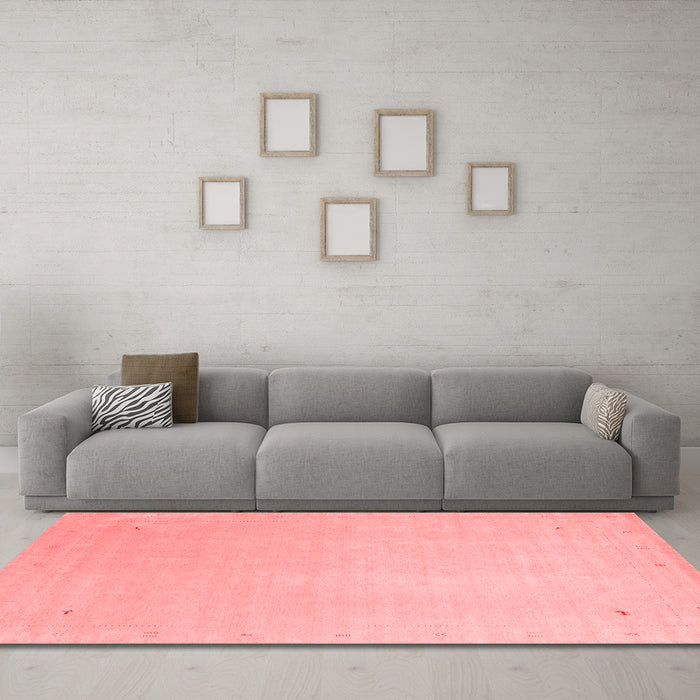 Modern Red Washable Rugs