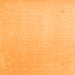 Round Machine Washable Solid Orange Modern Area Rugs, wshcon2464org