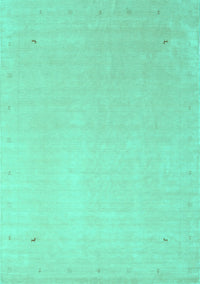 Solid Turquoise Modern Rug, con2464turq