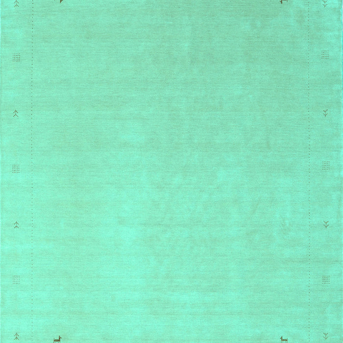 Solid Turquoise Modern Rug, con2464turq