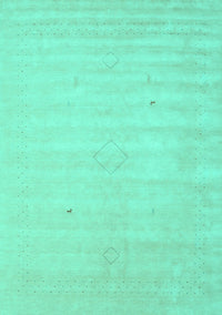 Solid Turquoise Modern Rug, con2465turq