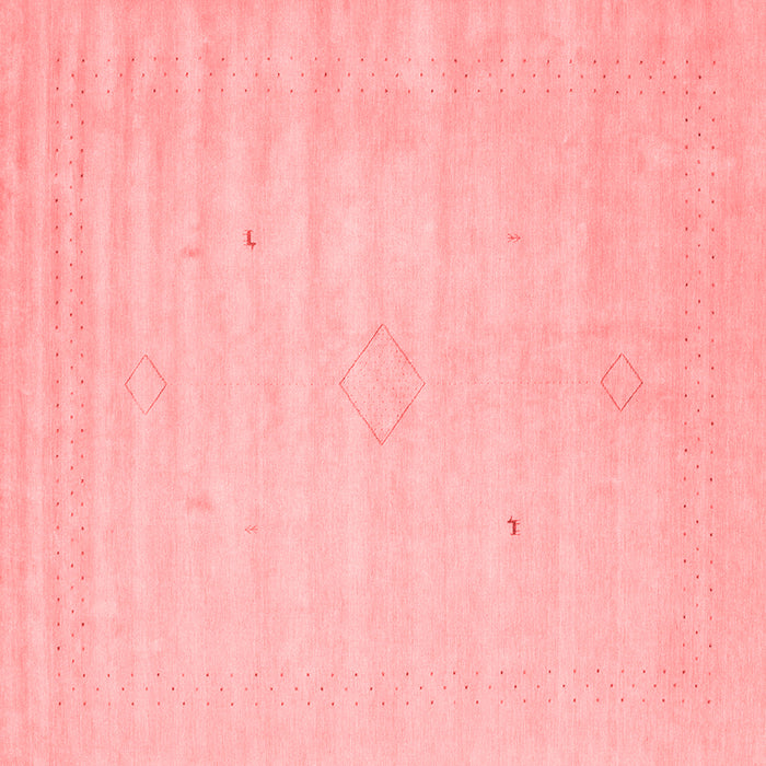 Machine Washable Solid Red Modern Rug, wshcon2465red