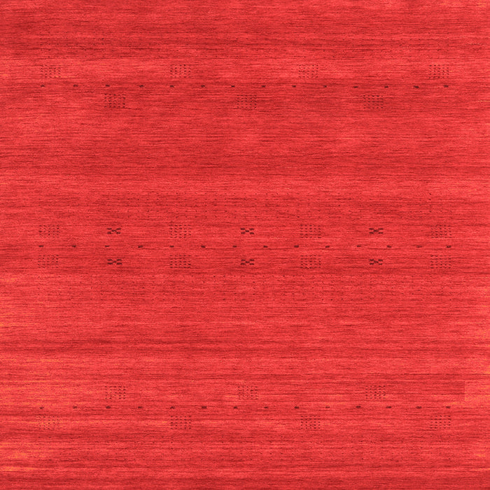 Round Machine Washable Abstract Orange Contemporary Area Rugs, wshcon2466org