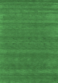 Abstract Emerald Green Contemporary Rug, con2466emgrn