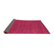 Sideview of Abstract Purple Contemporary Rug, con2467pur