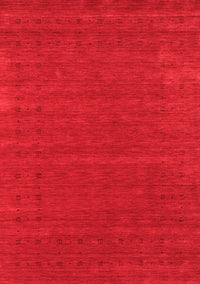 Abstract Red Contemporary Rug, con2467red