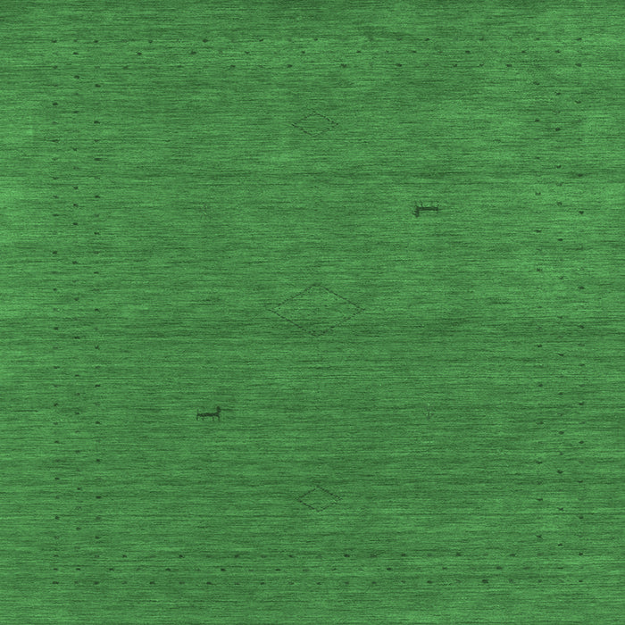 Square Abstract Emerald Green Contemporary Rug, con2468emgrn