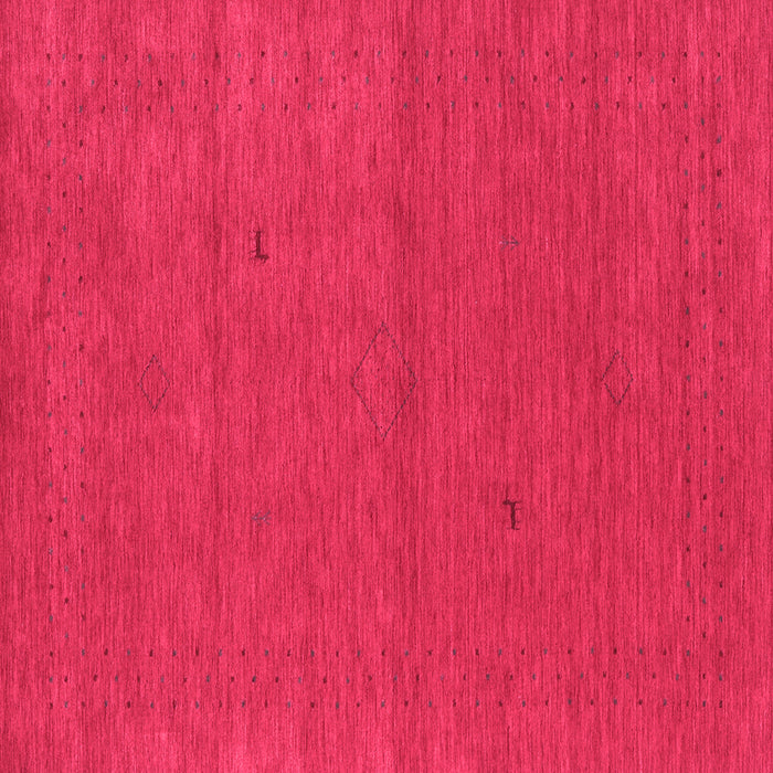 Square Machine Washable Abstract Pink Contemporary Rug, wshcon2468pnk