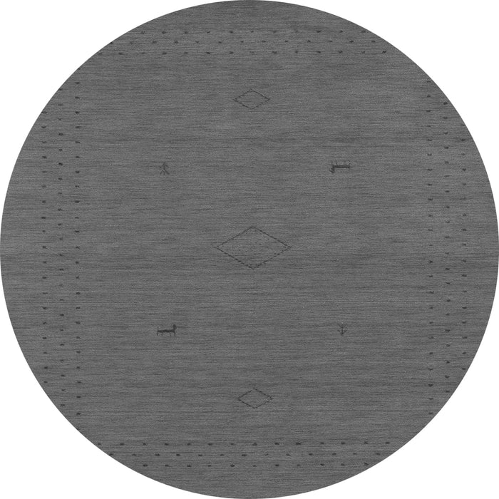 Machine Washable Abstract Gray Contemporary Rug, wshcon2468gry