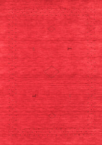 Abstract Red Contemporary Rug, con2468red