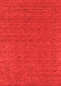 Abstract Orange Contemporary Rug, con2468org