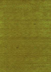 Abstract Green Contemporary Rug, con2468grn