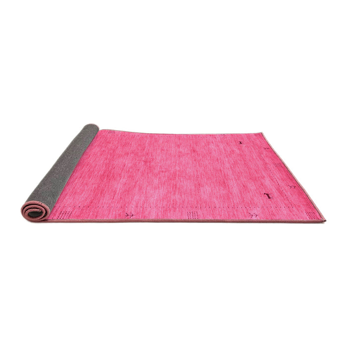Sideview of Abstract Pink Contemporary Rug, con2469pnk