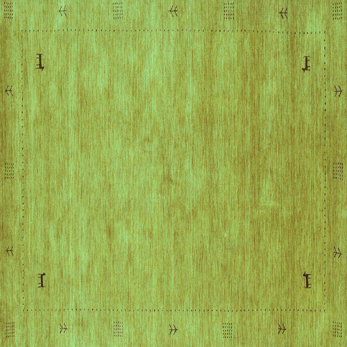 Square Machine Washable Abstract Turquoise Contemporary Area Rugs, wshcon2469turq