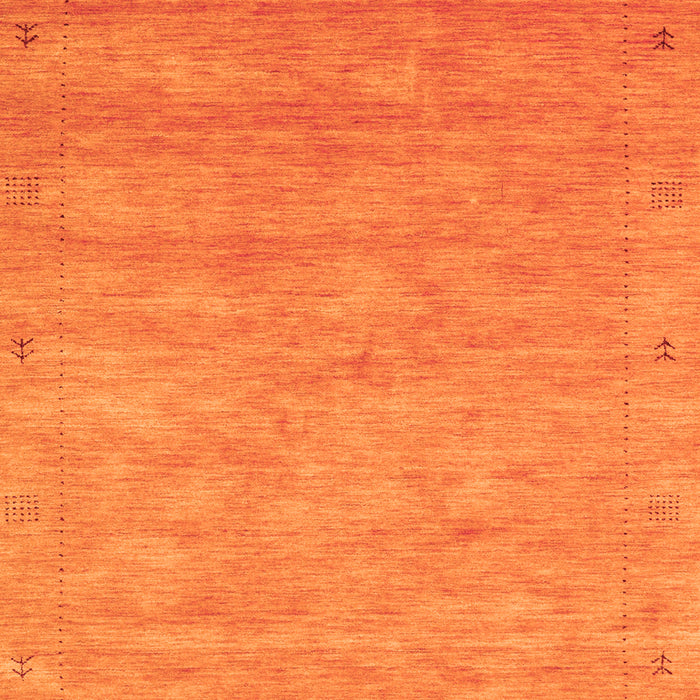 Serging Thickness of Machine Washable Abstract Orange Contemporary Area Rugs, wshcon2469org