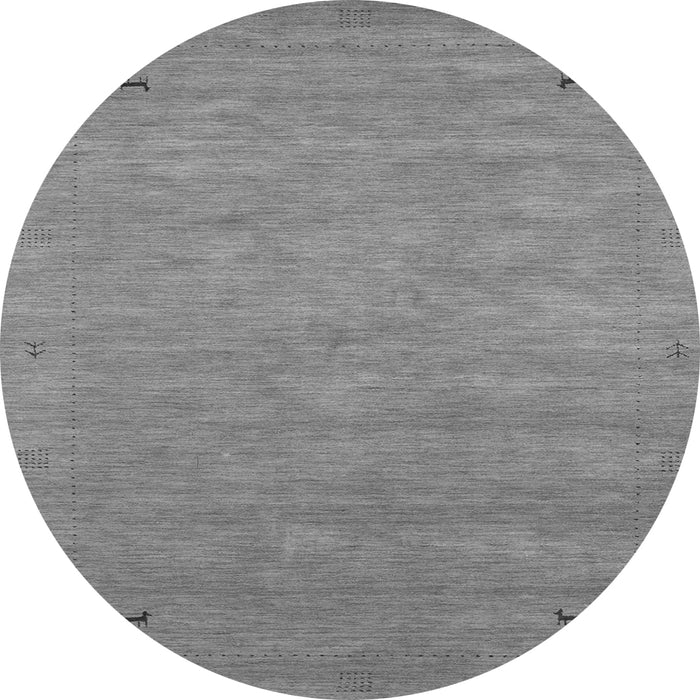 Machine Washable Abstract Gray Contemporary Rug, wshcon2469gry