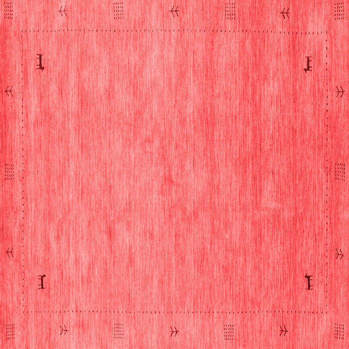 Machine Washable Abstract Red Contemporary Rug, wshcon2469red