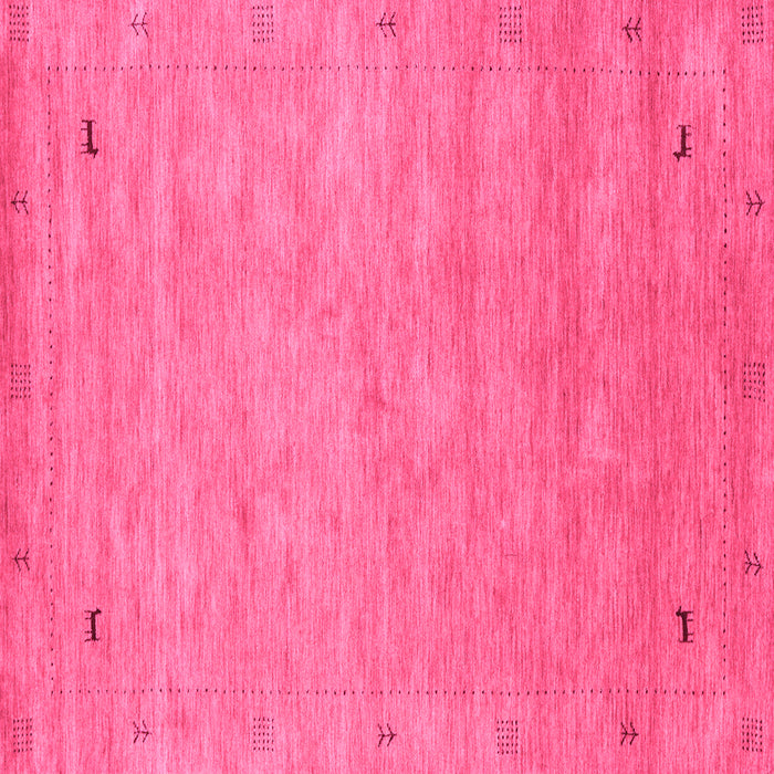 Square Abstract Pink Contemporary Rug, con2469pnk