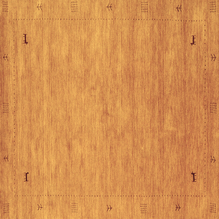 Square Abstract Brown Contemporary Rug, con2469brn