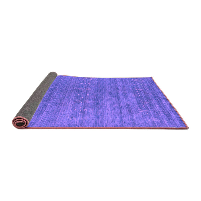 Sideview of Abstract Purple Contemporary Rug, con2470pur
