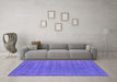 Machine Washable Abstract Purple Contemporary Area Rugs in a Living Room, wshcon2470pur