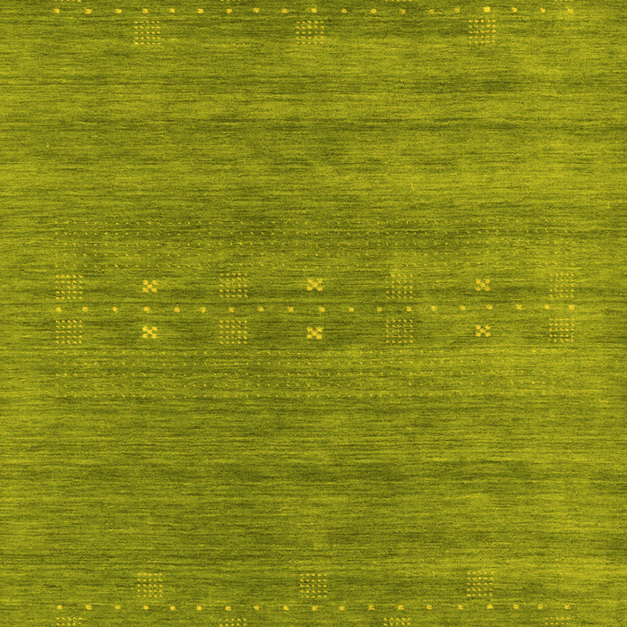 Abstract Yellow Contemporary Rug, con2470yw