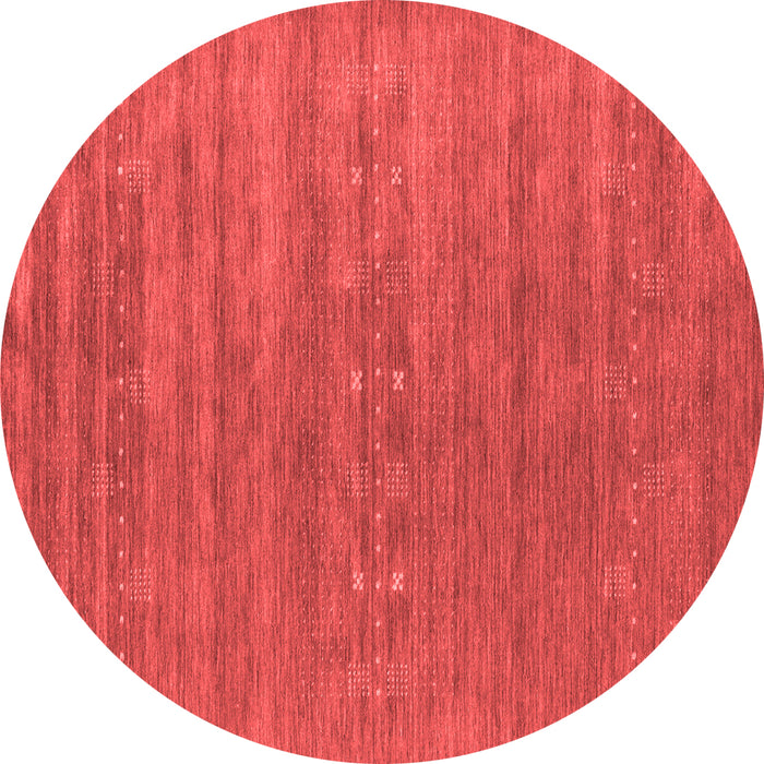 Machine Washable Abstract Red Contemporary Rug, wshcon2470red