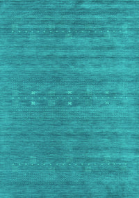 Abstract Turquoise Contemporary Rug, con2470turq