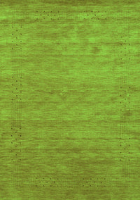 Abstract Green Contemporary Rug, con2471grn