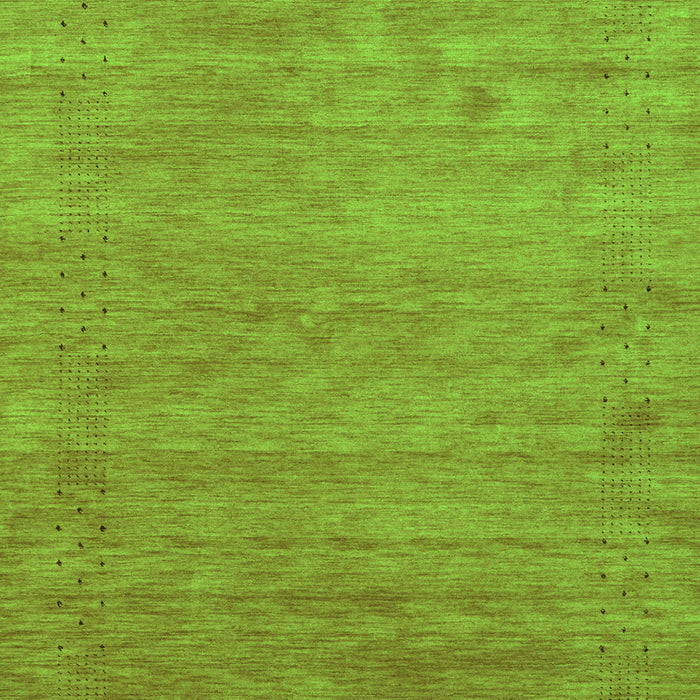Abstract Green Contemporary Rug, con2471grn