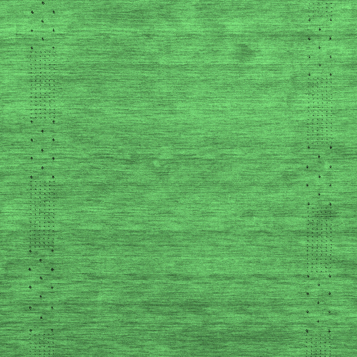 Machine Washable Abstract Emerald Green Contemporary Area Rugs, wshcon2471emgrn