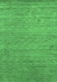 Abstract Emerald Green Contemporary Rug, con2471emgrn