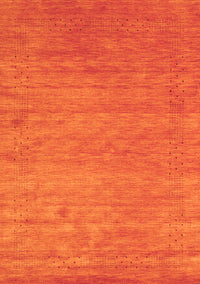 Abstract Orange Contemporary Rug, con2471org