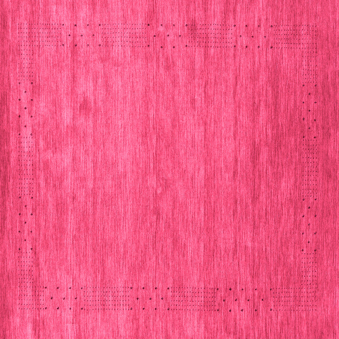 Square Abstract Pink Contemporary Rug, con2471pnk