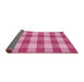 Thickness of Contemporary Deep Pink Modern Rug, con2472