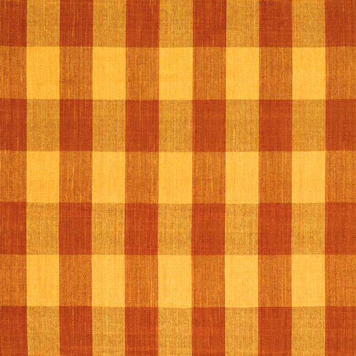 Square Machine Washable Abstract Yellow Contemporary Rug, wshcon2472yw