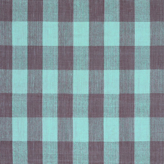 Square Machine Washable Abstract Turquoise Contemporary Area Rugs, wshcon2472turq