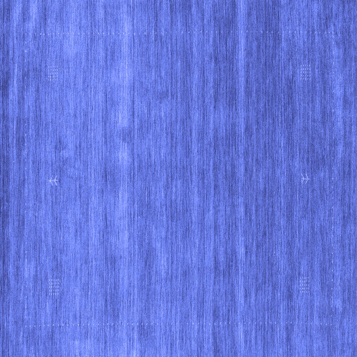 Square Abstract Blue Contemporary Rug, con2473blu