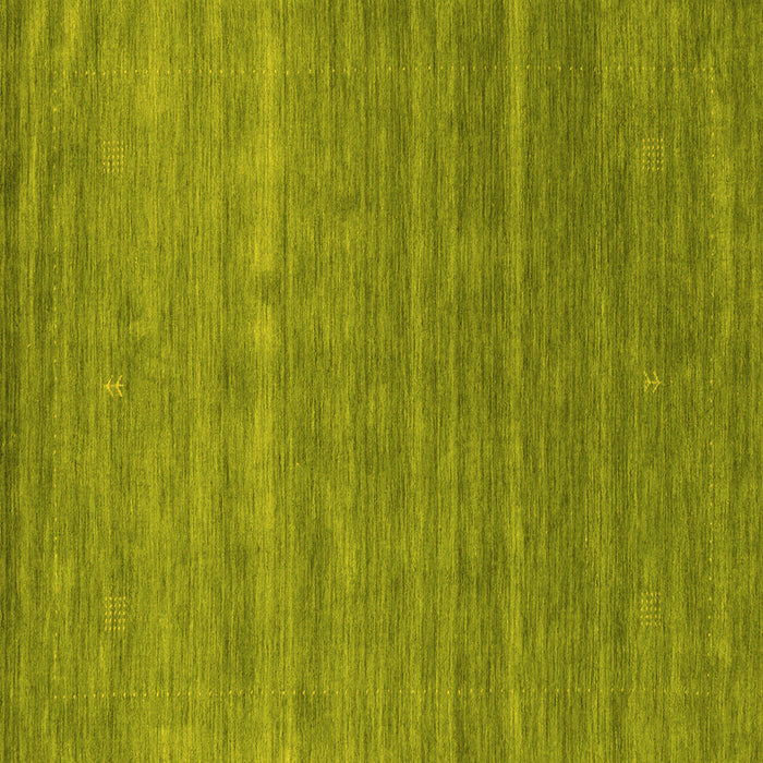 Square Machine Washable Abstract Yellow Contemporary Rug, wshcon2473yw