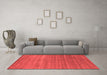 Contemporary Red Washable Rugs