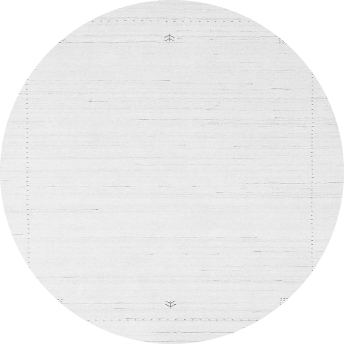 Square Solid Gray Modern Rug, con2474gry