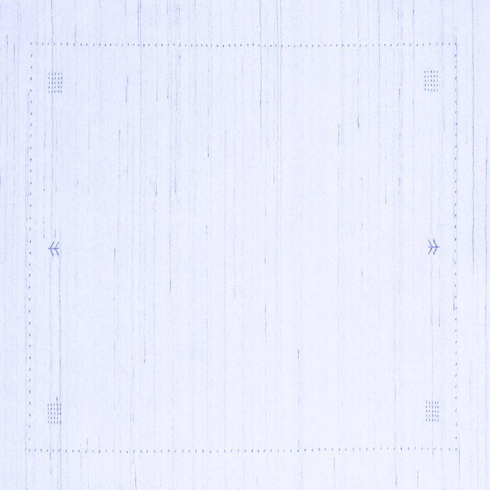 Square Solid Blue Modern Rug, con2474blu