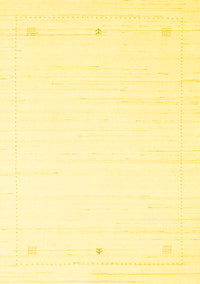 Solid Yellow Modern Rug, con2474yw