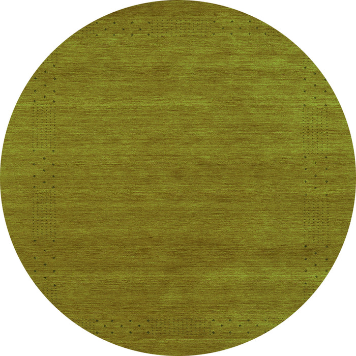 Machine Washable Abstract Green Contemporary Area Rugs, wshcon2475grn