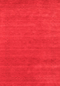 Abstract Red Contemporary Rug, con2475red