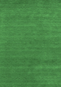 Abstract Emerald Green Contemporary Rug, con2475emgrn